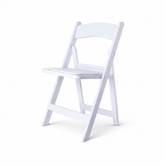 White Resin Chair